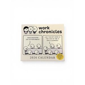 Work Chronicles 2026 Day-to-Day Desktop Calendar Office Humor Andrews McMeel